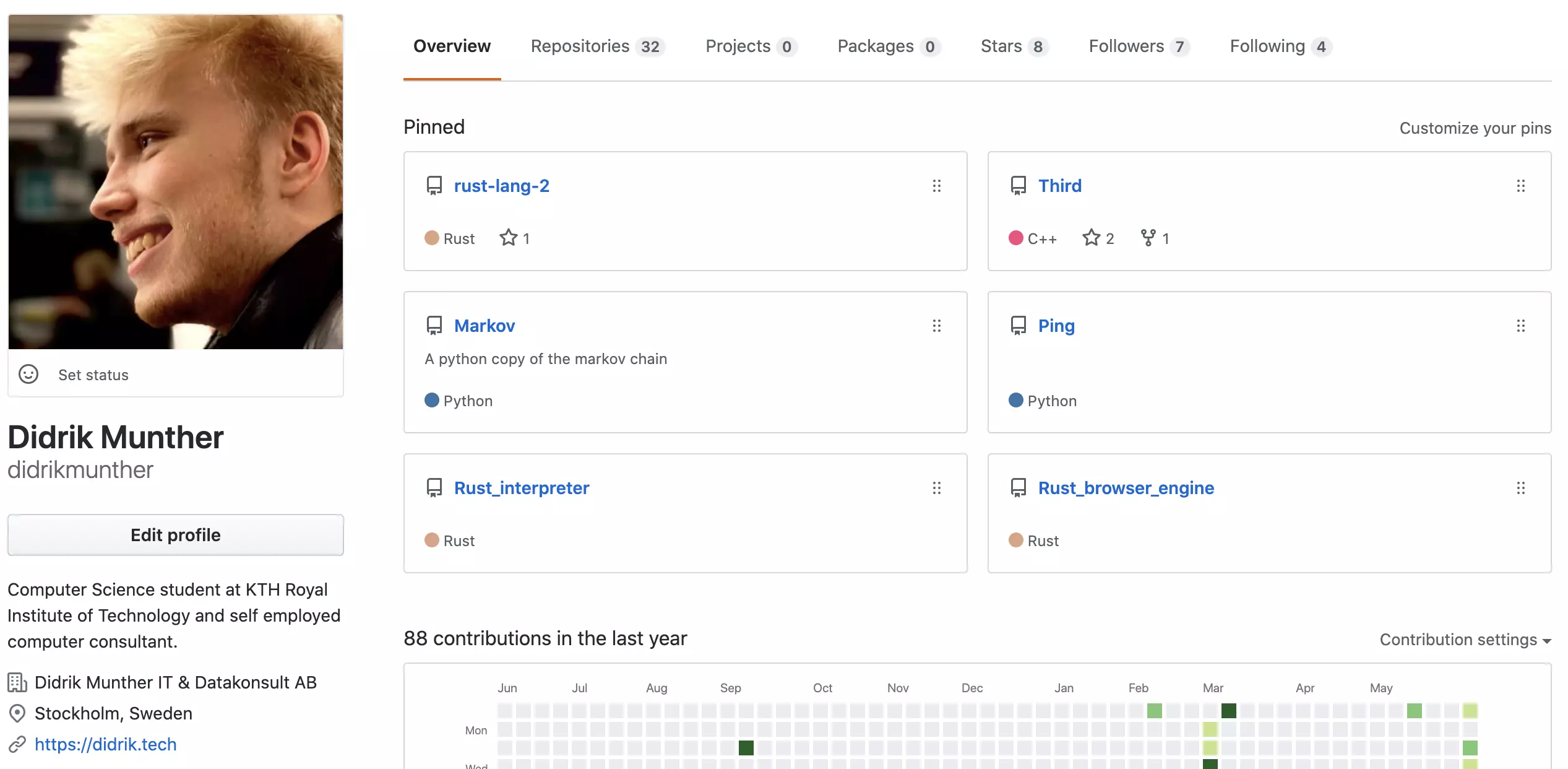 More projects on GitHub